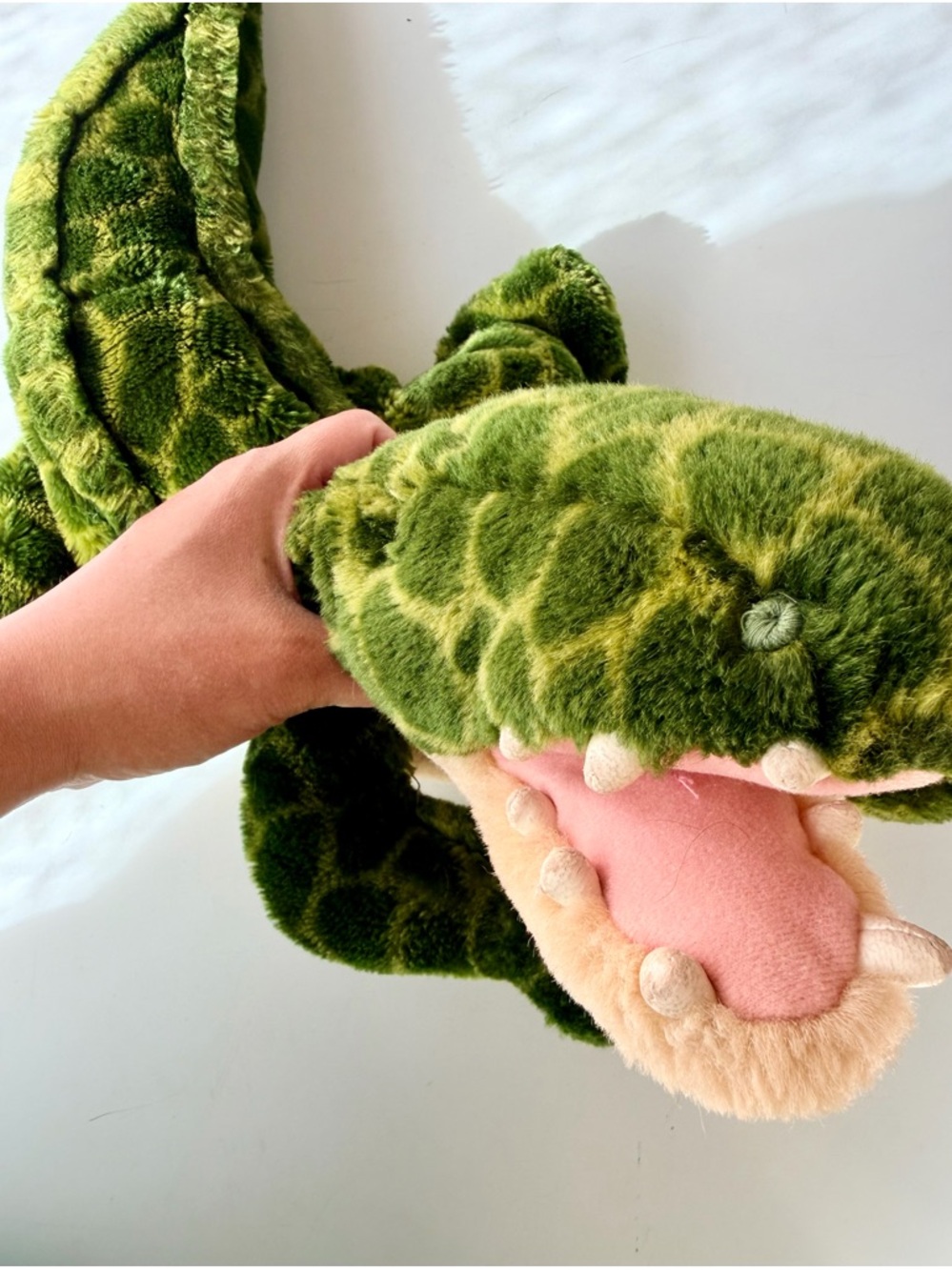 Vintage 1994 Petting Zoo Alligator Plush 21”